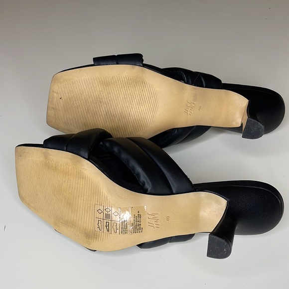 H&M Black Mules Size 9 in faux leather - Picture 8 of 16